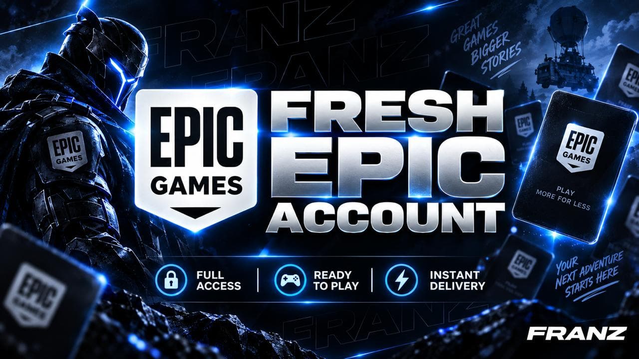 Fresh Epic Games account