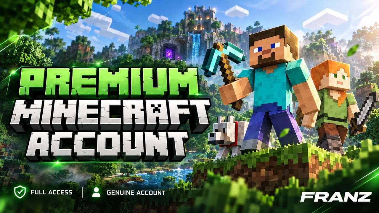 Premium Minecraft account
