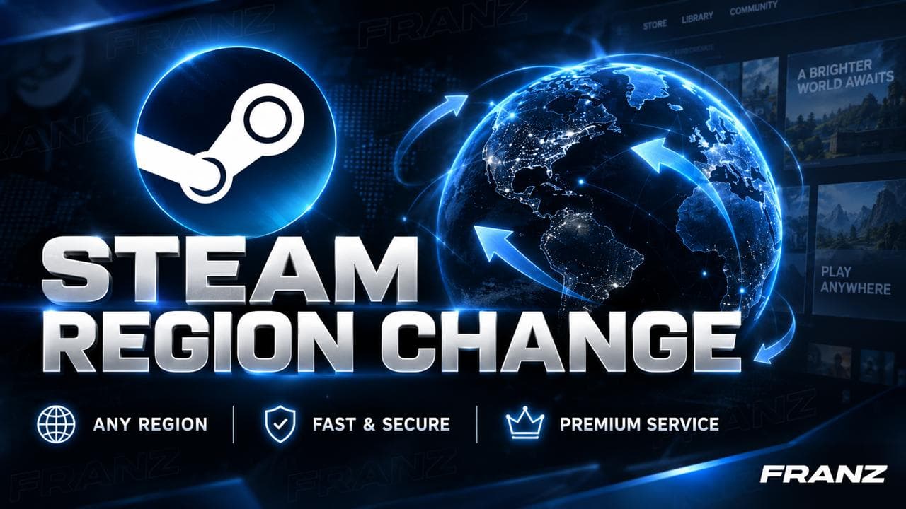 Steam region change